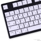 Brief White MAC 104+51 XDA profile Keycap Set PBT Dye-Subbed for Mechanical Gaming Keyboard Cherry MX Japanese